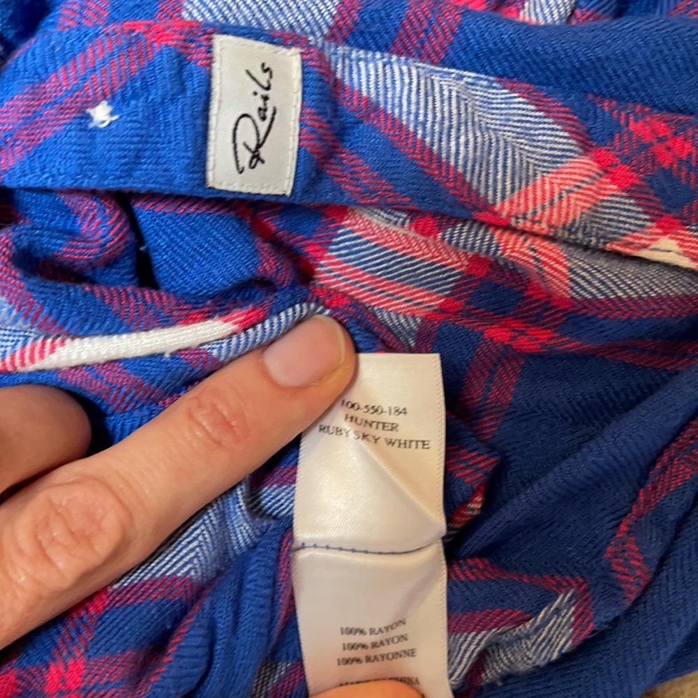 Rails plaid button down - Picture 4 of 5